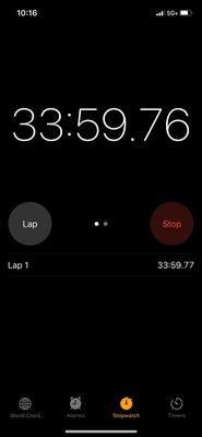 Timer to show how long it takes to do anything, just like I have stated repeatedly.