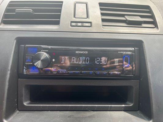 Replaced stereo