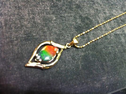 Ammolite necklace