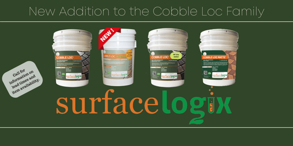 Premium grade Cobble Loc Family of surface sealers, long lasting for natural stone, pavers & concrete surfaces.