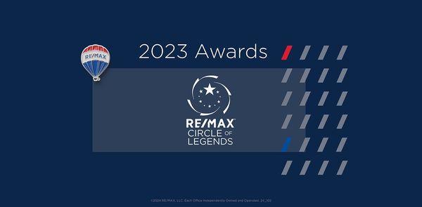 RE/MAX Circle of Legends Award