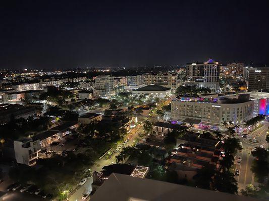 Another view of Sarasota downtown from the hotel roof top