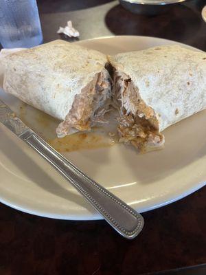 Chile verde burrito