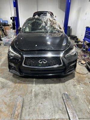 Used Parts for Infiniti Q50 Red Sport