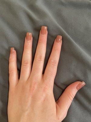 Color 73 square shape nexgen nails