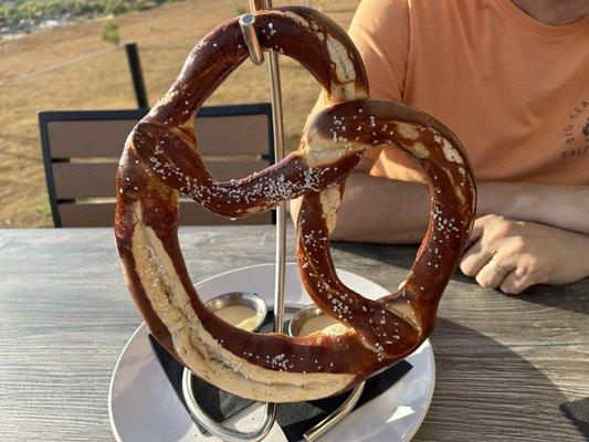 Giant pretzel