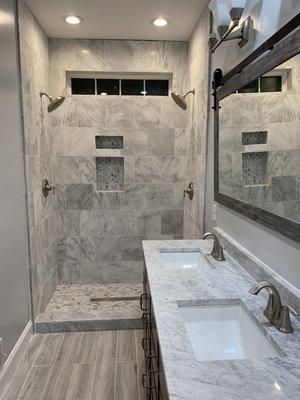 Marble tile with costumer design in Washington DC