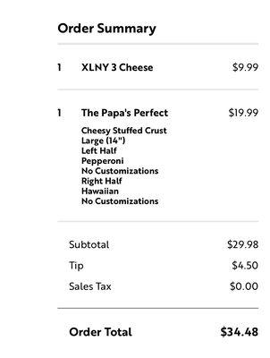 Rip off prices for RAW PIZZA