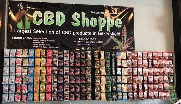 CBD Gummy Wall