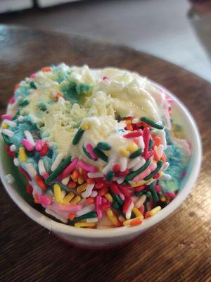 Grandson special Vanilla with sprinkles