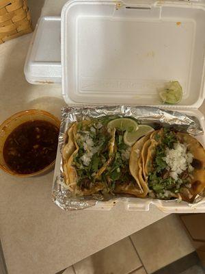 Birria tacos