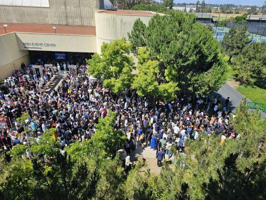 Outside the Bren Events Center