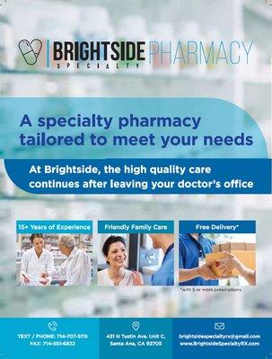 A specialty pharmacy tailored to meet your needs!