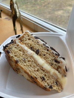 Chocolate chip cookie cake (amazing)