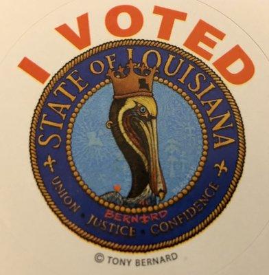 10/12/19. Saturday morning. Election Day! My precinct! Let's see if we can move some people around, y'all!!