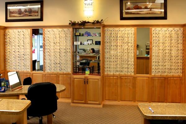 Visit us today to check out our varied assortment of high quality women's, men's and children's glasses to meet your budget.