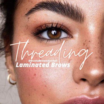 Laminated brows Miami