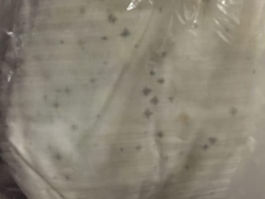 Mold from the pillows they washed. Did not refund, blamed me for it getting wet in their facility.