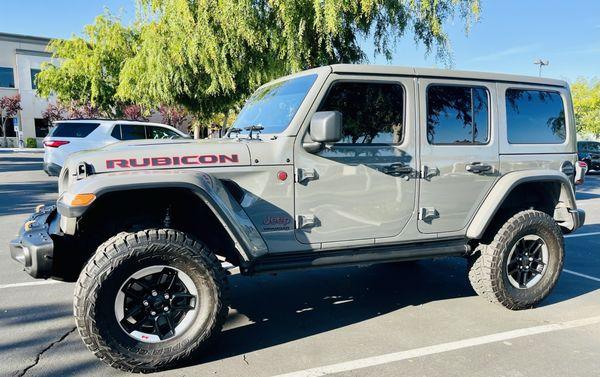 Freshly washed Rubicon