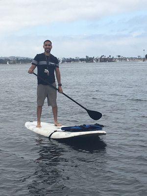 Paddleboarding at 8am :)