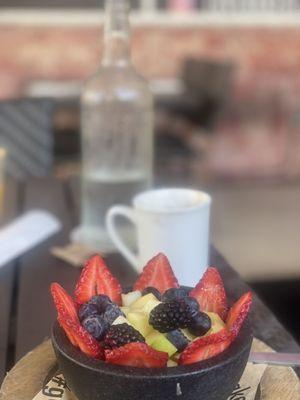 Breakfast fruit bowl