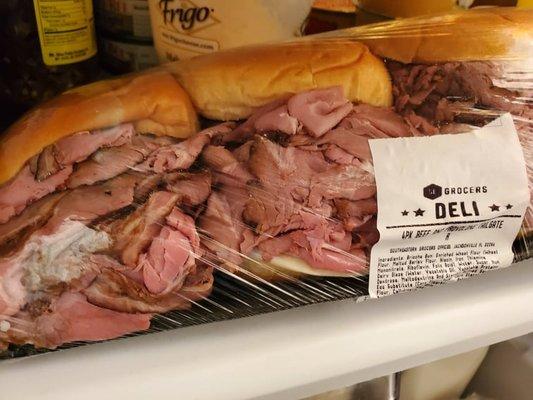 4-pack of huge roast beef sandwiches for only $6 bucks!!!