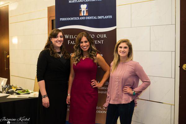 Our wonderful staff - from left to right: Ayala - office manager, Cristi - office assistant, and Kenzie - dental assistant.