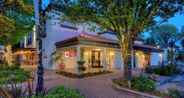 Hotel Exterior at Night