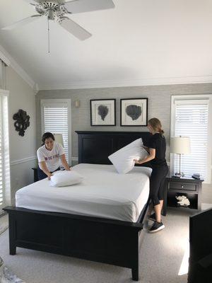 Our bed making service is the perfect way to start your vacation.  No need to make beds upon your arrival.