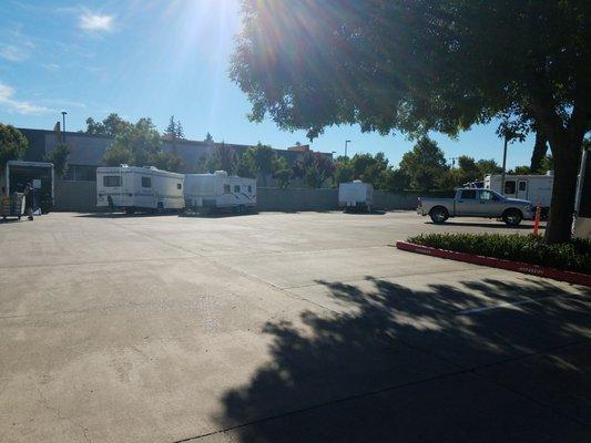 Staff will make you park in a different spot every time. But never close to the entrance.