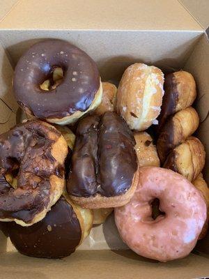 Discounted assorted donuts