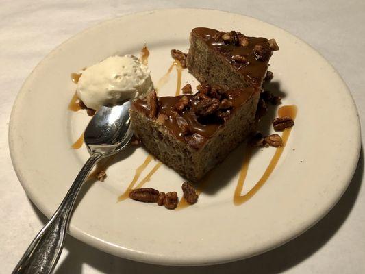 Save room for the signature sticky toffee pudding. You'll thank me later!