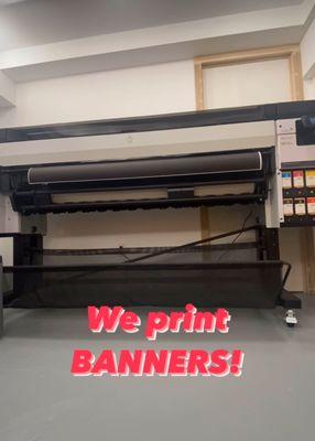 Inquire about our Banner Printing.