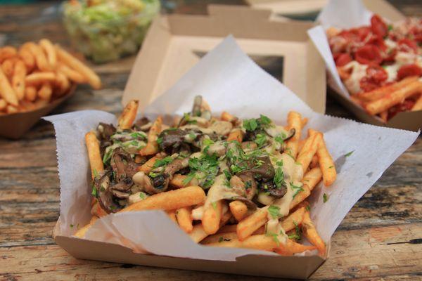 Vegan Truffle Mushroom Fries