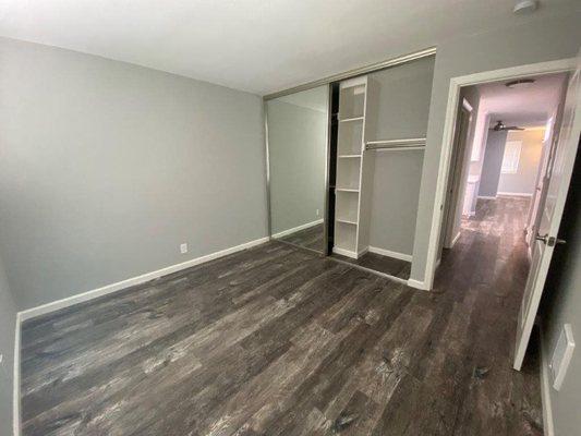 bedrooms with large closets at 100 Union Ave Apartments