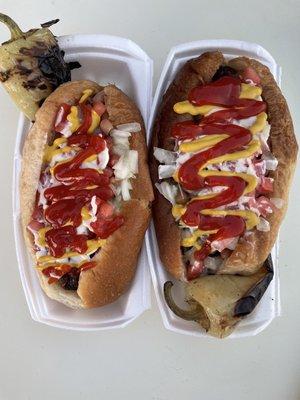 Sonoran hot dog