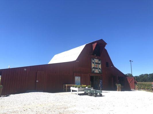 The gifts and goodies barn.