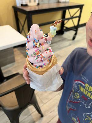 Soft serve fish cone