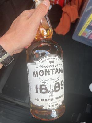 1889 bourbon brewed in Montana. Being from the south I have to say I was impressed!!!