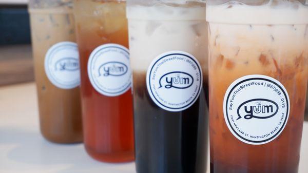 Thai ice tea, Thai ice coffee