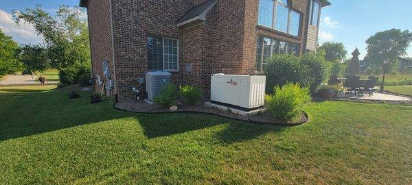 Generac generator 27kW Liquid Cooled Installation