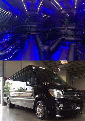 14 passengers Sprinter Limo