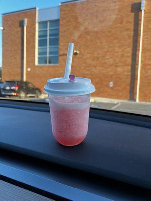 Raspberry slushies