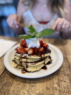 Pancakes with Nutella