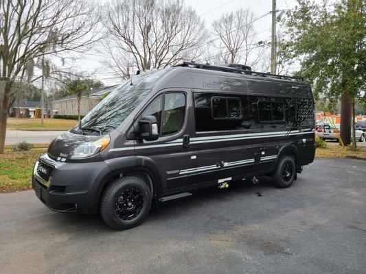 MY Winnebago TRAVATO that they did a Ceramic Coating on the entire exterior including windows.