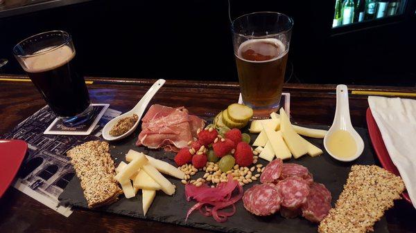 Awesome charcuterie plate!