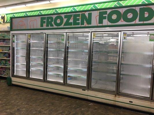 Empty Frozen Foods