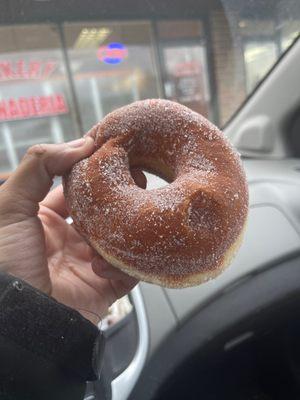 Fluffy, fresh sugar donut