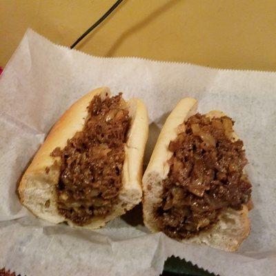 Cheesesteak with onions