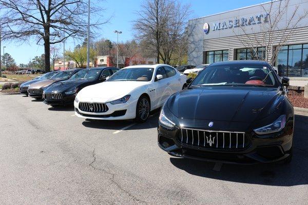 Come see our new and used Maserati cars and SUVs at our new location at 5601 Capital Blvd., Raleigh.